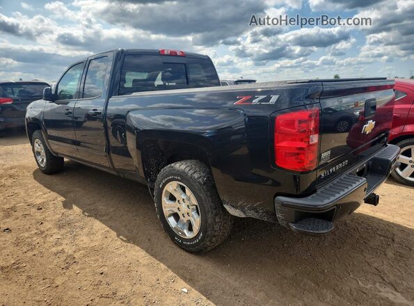 1GCVKREC3JZ211911 2018 CHEVROLET SILVERADO Black Tył lewy