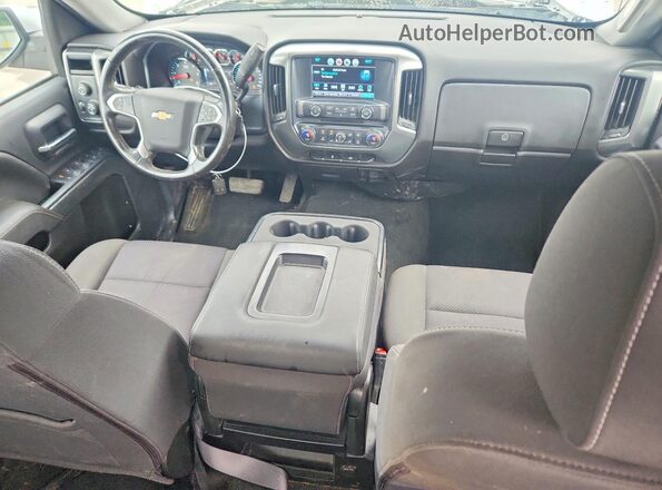 1GCVKREC3JZ322510 2018 CHEVROLET SILVERADO Silver Вид панелі приладів