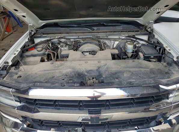 1GCVKREC4GZ101295 2016 CHEVROLET SILVERADO White უკანა სალონის ხედი