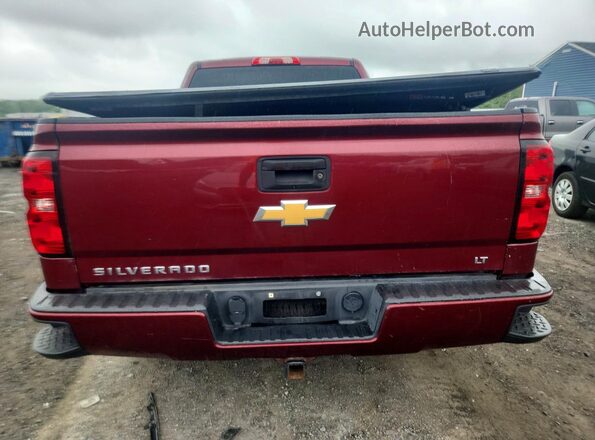 1GCVKREC4GZ176773 2016 CHEVROLET SILVERADO Burgundy Հետևի տեսք