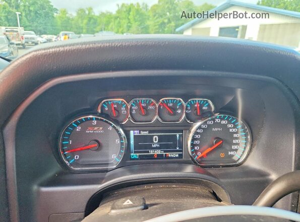 1GCVKREC4GZ191581 2016 CHEVROLET SILVERADO White Vista del cuadro de instrumentos