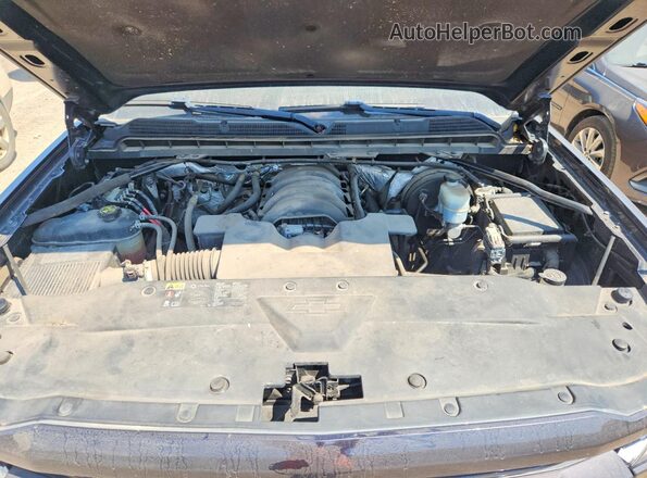 1GCVKREC4GZ249561 2016 CHEVROLET SILVERADO Black Widok wnętrza z tyłu