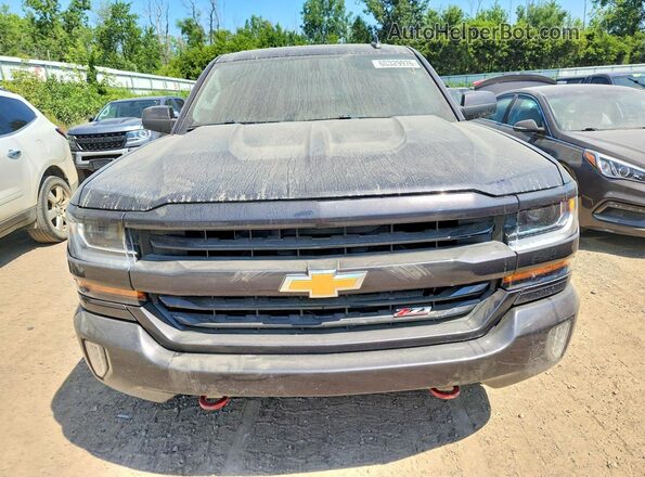 1GCVKREC4GZ249561 2016 CHEVROLET SILVERADO Black Widok z przodu