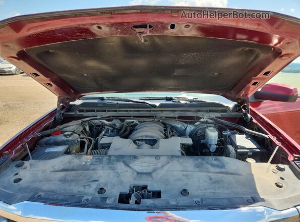 1GCVKREC4GZ389917 2016 CHEVROLET SILVERADO Red უკანა სალონის ხედი