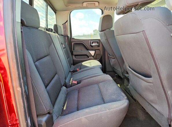 1GCVKREC4GZ389917 2016 CHEVROLET SILVERADO Red უკანა სავარძლების ხედი