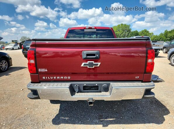 1GCVKREC4GZ389917 2016 CHEVROLET SILVERADO Red უკანა ხედი
