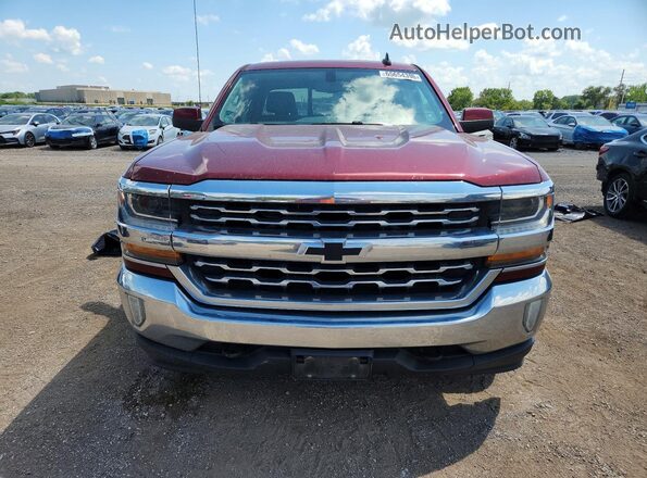 1GCVKREC4GZ389917 2016 CHEVROLET SILVERADO Red წინა ხედი