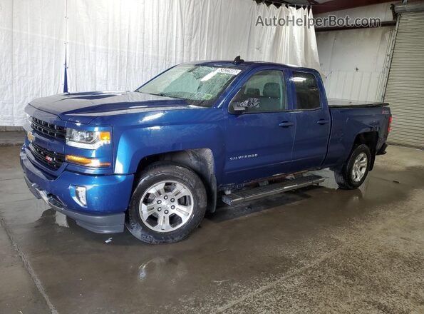 1GCVKREC4HZ227917 2017 CHEVROLET SILVERADO Синий Вид наклейки с VIN-кодом