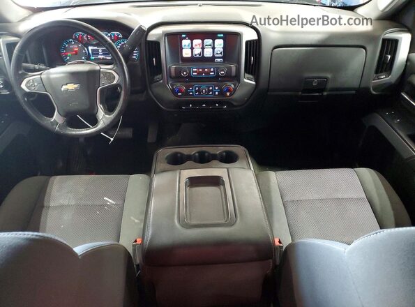 1GCVKREC4HZ227917 2017 CHEVROLET SILVERADO Синий Вид панели приборов