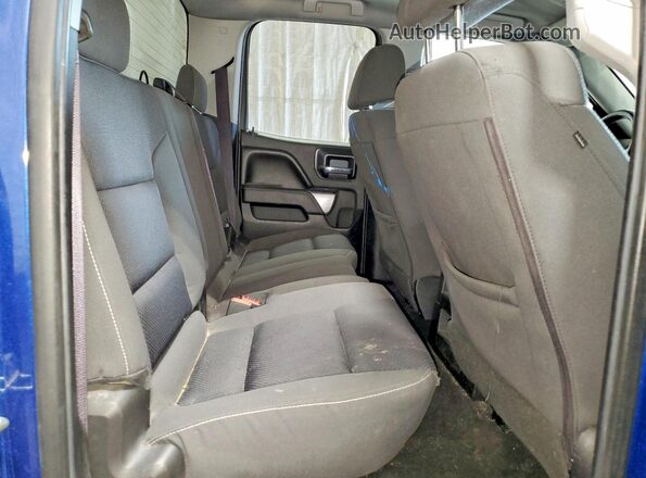 1GCVKREC4HZ227917 2017 CHEVROLET SILVERADO Синий Вид задних сидений