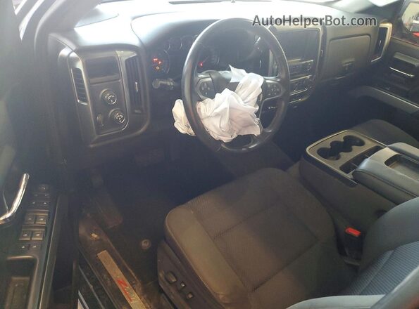 1GCVKREC4HZ376019 2017 CHEVROLET SILVERADO Gray Widok deski rozdzielczej