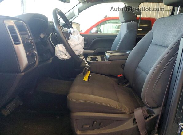 1GCVKREC4HZ376019 2017 CHEVROLET SILVERADO Gray Widok wnętrza z przodu