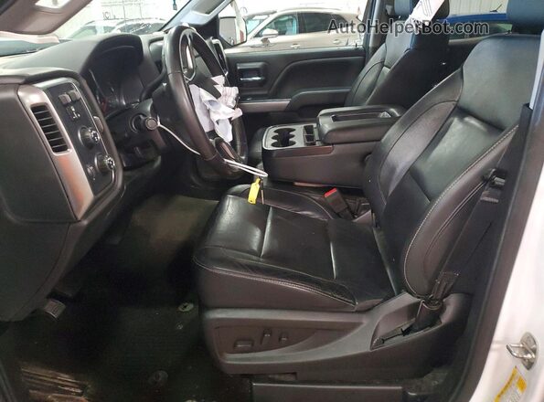 1GCVKREC4JZ188025 2018 CHEVROLET SILVERADO White Սալոնի դիմացի տեսք