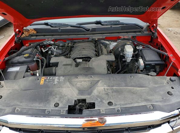 1GCVKREC4JZ271468 2018 CHEVROLET SILVERADO Red Rear interior view