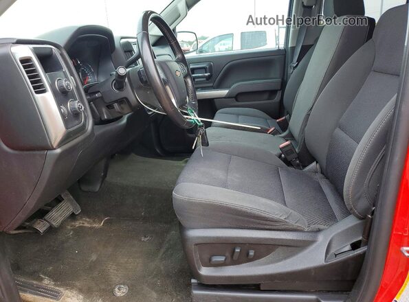 1GCVKREC4JZ271468 2018 CHEVROLET SILVERADO Red Front interior view