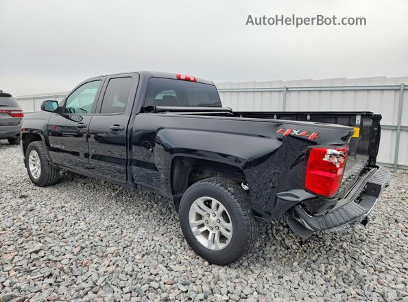 1GCVKREC4JZ371330 2018 CHEVROLET SILVERADO Черный Задняя левая четверть