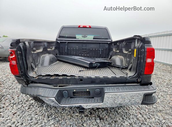 1GCVKREC4JZ371330 2018 CHEVROLET SILVERADO Черный Вид сзади