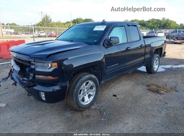1GCVKREC5GZ177270 2016 CHEVROLET SILVERADO Black წინა მარცხენა ხედი სამი მეოთხედიდან