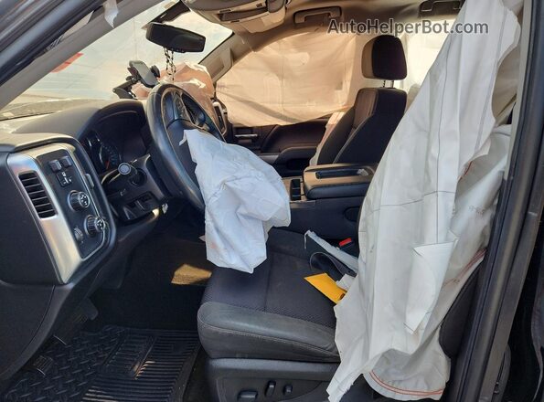 1GCVKREC5GZ369725 2016 CHEVROLET SILVERADO Black Widok wnętrza z przodu