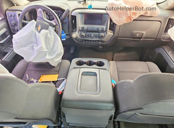 1GCVKREC5GZ369725 2016 CHEVROLET SILVERADO Black Widok deski rozdzielczej