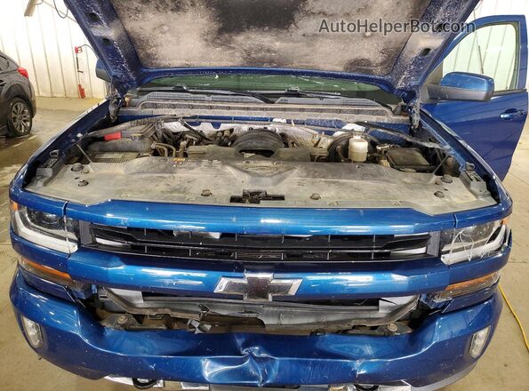 1GCVKREC5GZ378912 2016 CHEVROLET SILVERADO Синий Вид задней части салона