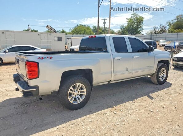 1GCVKREC5HZ194684 2017 CHEVROLET SILVERADO Серебряный Задняя правая четверть