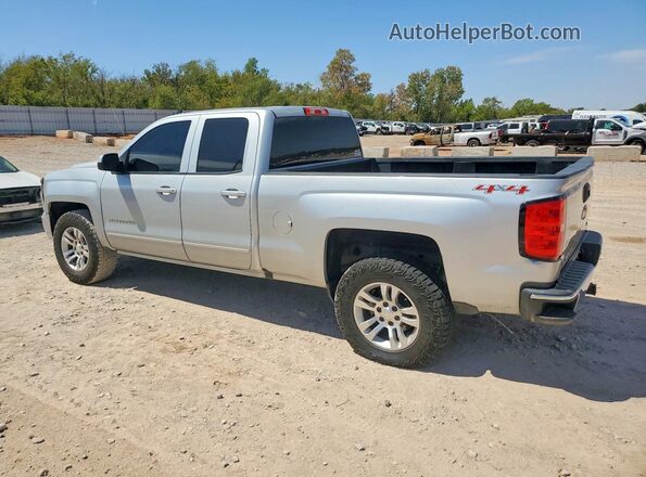 1GCVKREC5HZ194684 2017 CHEVROLET SILVERADO Серебряный Задняя левая четверть