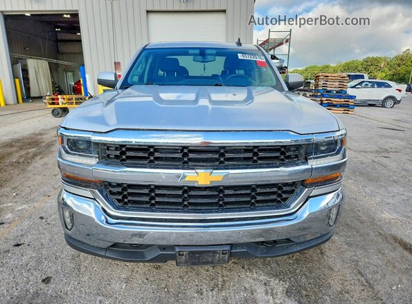 1GCVKREC5HZ228848 2017 CHEVROLET SILVERADO Silver Front view