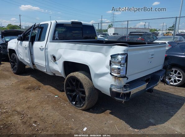 1GCVKREC5JZ332682 2018 CHEVROLET SILVERADO White Trasero izquierdo