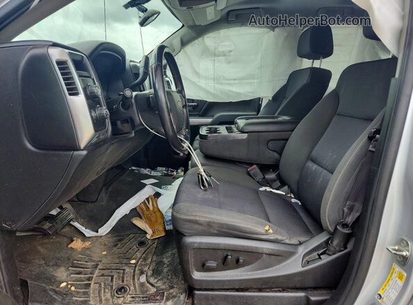 1GCVKREC6GZ352142 2016 CHEVROLET SILVERADO Серебряный Вид салона спереди