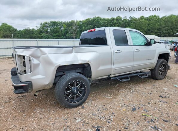 1GCVKREC6GZ352142 2016 CHEVROLET SILVERADO Серебряный Задняя правая четверть