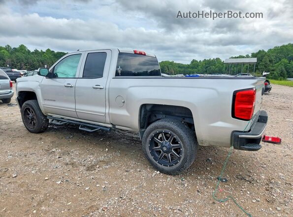 1GCVKREC6GZ352142 2016 CHEVROLET SILVERADO Серебряный Задняя левая четверть