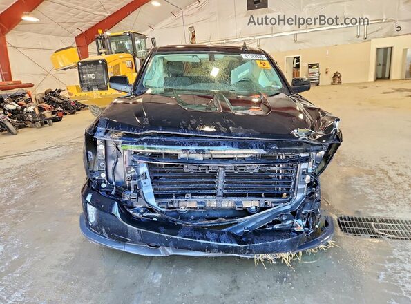 1GCVKREC6HZ162701 2017 CHEVROLET SILVERADO Black Widok z przodu