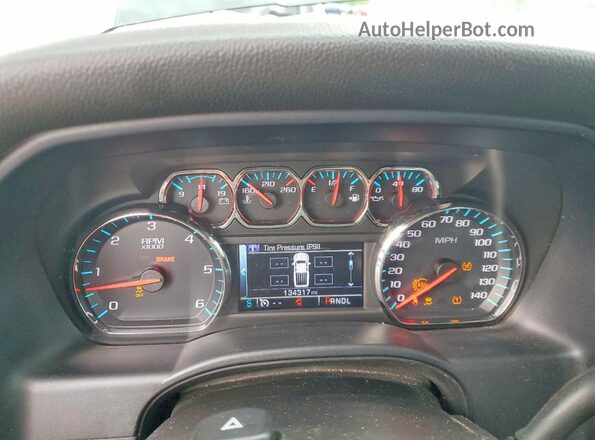 1GCVKREC6HZ267156 2017 CHEVROLET SILVERADO Blue Սարքավորումների վահանակի տեսք