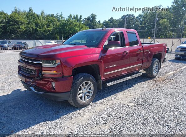 1GCVKREC6HZ317537 2017 CHEVROLET SILVERADO Maroon წინა მარცხენა ხედი სამი მეოთხედიდან