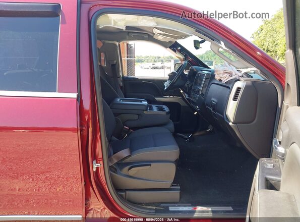 1GCVKREC6HZ317537 2017 CHEVROLET SILVERADO Maroon წინა სალონის ხედი
