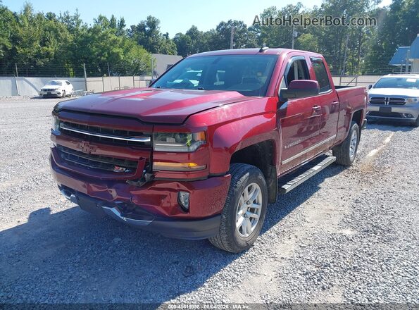 1GCVKREC6HZ317537 2017 CHEVROLET SILVERADO Maroon წინა ხედი