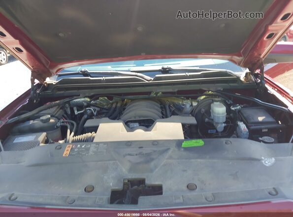 1GCVKREC6HZ317537 2017 CHEVROLET SILVERADO Maroon უკანა ხედი