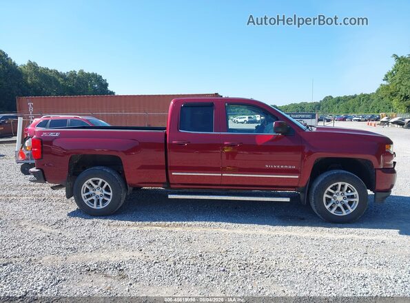 1GCVKREC6HZ317537 2017 CHEVROLET SILVERADO Maroon უკანა სალონის ხედი
