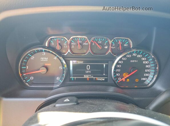 1GCVKREC7GZ107026 2016 CHEVROLET SILVERADO Brown Instrument cluster view