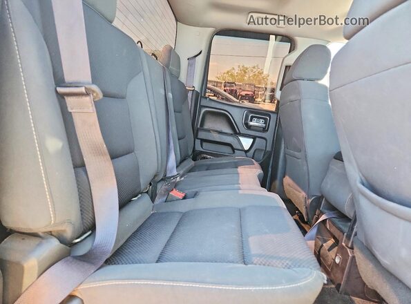 1GCVKREC7GZ174628 2016 CHEVROLET SILVERADO Brown Rear seats view