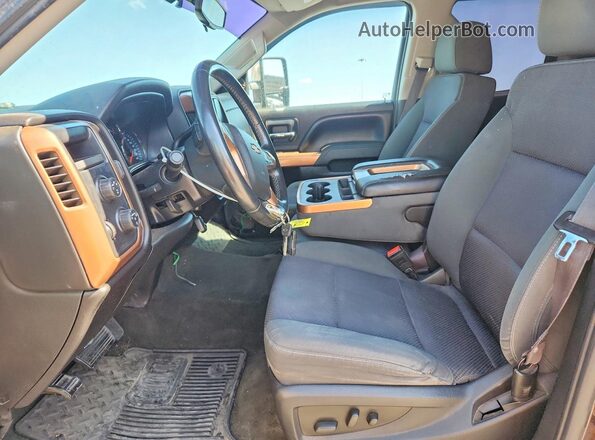 1GCVKREC7GZ174628 2016 CHEVROLET SILVERADO Brown Front interior view