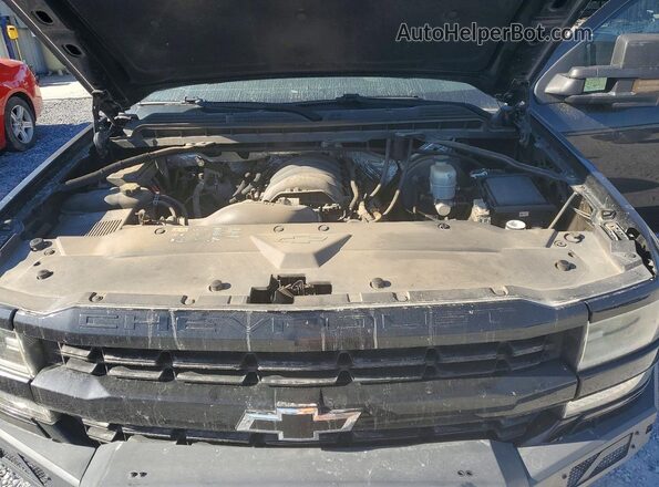1GCVKREC7GZ333616 2016 CHEVROLET SILVERADO Black Rear interior view