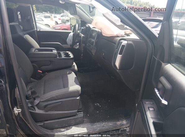 1GCVKREC7HZ315876 2017 CHEVROLET SILVERADO Black Front interior view