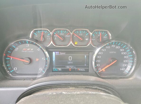 1GCVKREC7JZ210714 2018 CHEVROLET SILVERADO Black Սարքավորումների վահանակի տեսք
