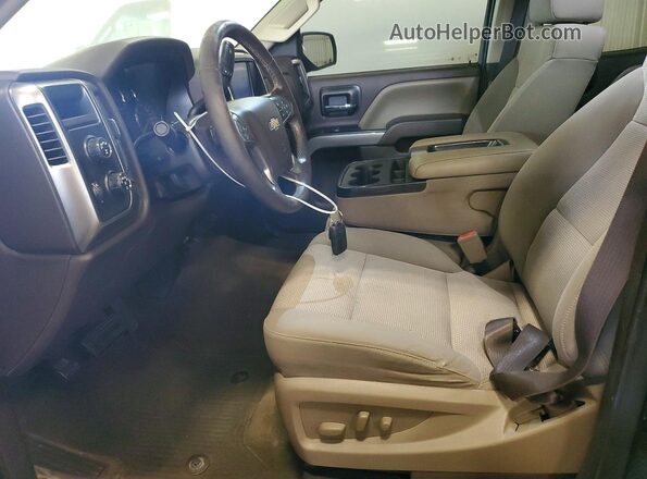 1GCVKREC8HZ212353 2017 CHEVROLET SILVERADO Black Սալոնի դիմացի տեսք