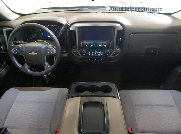 1GCVKREC8HZ212353 2017 CHEVROLET SILVERADO Black Առջևի վահանակի տեսք