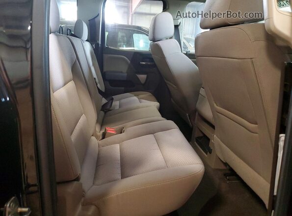 1GCVKREC8HZ212353 2017 CHEVROLET SILVERADO Black Հետևի նստատեղերի տեսք