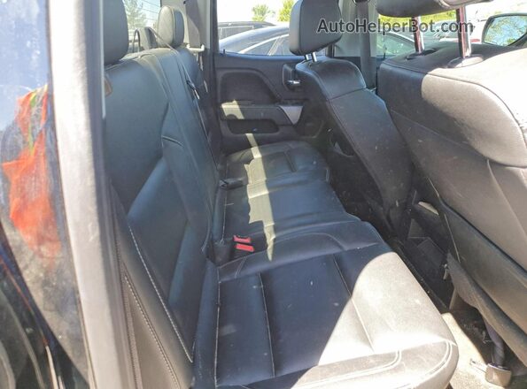 1GCVKREC8HZ248768 2017 CHEVROLET SILVERADO Black Rear seats view