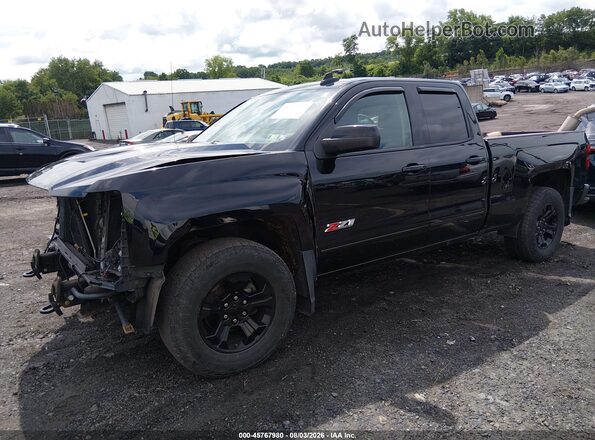 1GCVKREC8HZ285822 2017 CHEVROLET SILVERADO Black წინა მარცხენა ხედი სამი მეოთხედიდან